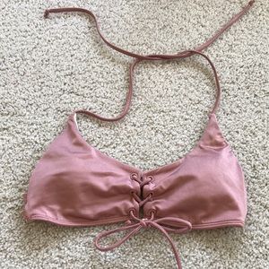 L.A. Hearts Bikini Top, Size Small